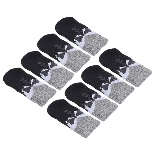 VICASKY 8 Stück Hundesocken für Haustiere Pfotenschutzsocken aus Polyester rutschfeste Socken für Hunde und Katzen Bequem und Schützend für und Außenbereich VICASKY 8 Stück Hundesocken für Haustiere Pfotenschutzsocken aus Polyester rutschfeste Socken für Hunde und Katzen Bequem und Schützend für und Außenbereich von VICASKY