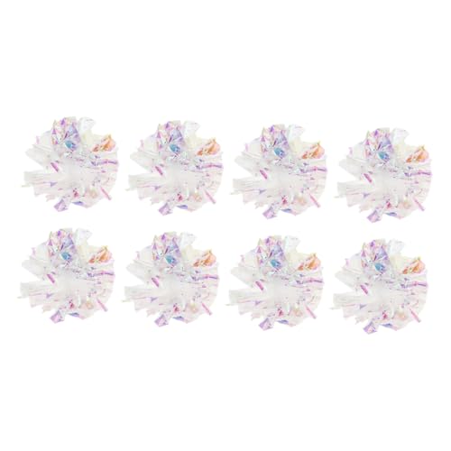 VICASKY 8Stücke Katzen Crinkle Ball Spielzeugset Geräuschball aus Leichtem Interaktives Katzenspielzeug für Geistige und Körperliche Stimulation Zufällige VICASKY 8Stücke Katzen Crinkle Ball Spielzeugset Geräuschball aus Leichtem Interaktives Katzenspielzeug für Geistige und Körperliche Stimulation Zufällige von VICASKY