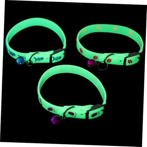 VICASKY 9 Fluoreszierendes Hundehalsband Verstellbar Langlebig Sicher für Kleine Hunde Katzen Nachtspaziergang Reflektierend Bequem VICASKY 9 Fluoreszierendes Hundehalsband Verstellbar Langlebig Sicher für Kleine Hunde Katzen Nachtspaziergang Reflektierend Bequem von VICASKY