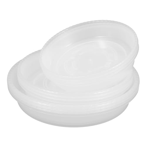 VICASKY 9Stücke Kunststoff Untersetzer Transparente Tropfschalen Mit Pflanztablett Für Drinnen Für Verschiedene Topfgrößen Und Pflanzen Langlebig Reinigen von VICASKY