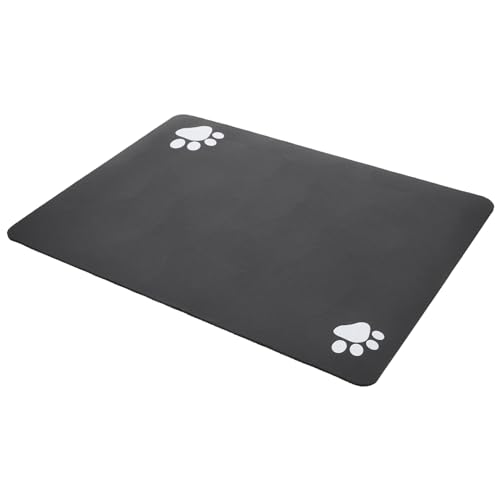 VICASKY Absorbierende Haustier Futtermatte Saugfähige Napfunterlage für Katzen und Hunde Schnell Trocknend rutschfest Schmutzfang Matte für Fressnäpfe und Wasserschalen Dunkelgrau S VICASKY Absorbierende Haustier Futtermatte Saugfähige Napfunterlage für Katzen und Hunde Schnell Trocknend rutschfest Schmutzfang Matte für Fressnäpfe und Wasserschalen Dunkelgrau S von VICASKY