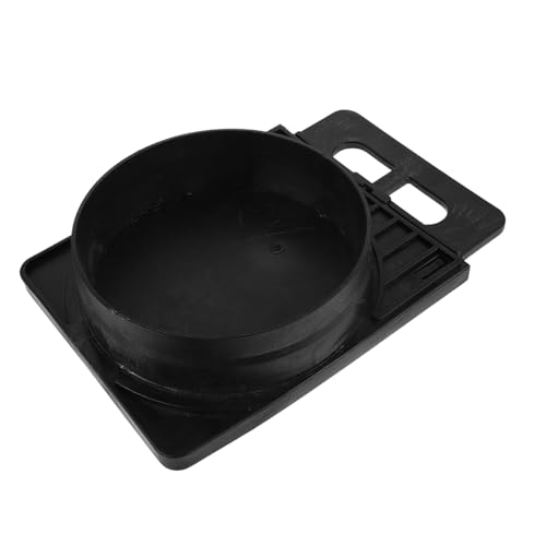 VICASKY Ackerlandkanal Tor Abflussverlängerung Nach Unten Hofentwässerung Wasserabfluss Regenrinnen-fallrohrverlängerungen Fallrohrverlängerung Ablassen Wasserkanalablauf Eins Black von VICASKY