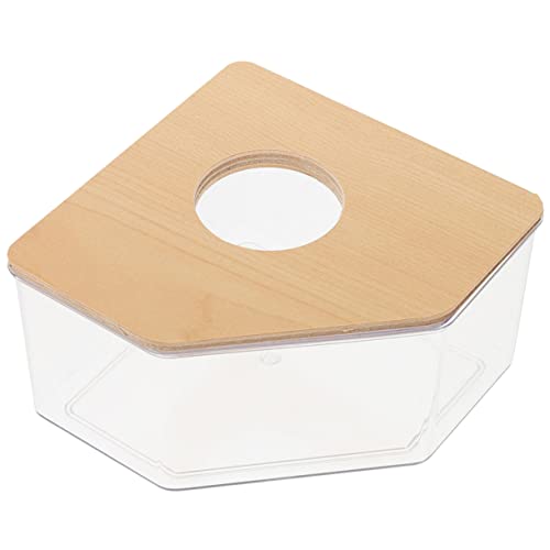 VICASKY Acrylhamster Sandbadbox Transparentes Design für Hamster Kleine Haustiere als Sandbad oder Toilette Entlastet Stress Kreative Haustierpflege VICASKY Acrylhamster Sandbadbox Transparentes Design für Hamster Kleine Haustiere als Sandbad oder Toilette Entlastet Stress Kreative Haustierpflege von VICASKY