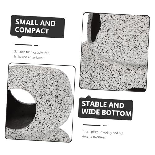 VICASKY Aquarium Deko Shrimp Hiding Cave aus Feinem Harz Realistische Fischoase für Garnelen und Cichliden Naturgetreue Höhle als Versteck und Brutstätte Leichtes Platzsparendes Aquarium VICASKY Aquarium Deko Shrimp Hiding Cave aus Feinem Harz Realistische Fischoase für Garnelen und Cichliden Naturgetreue Höhle als Versteck und Brutstätte Leichtes Platzsparendes Aquarium von VICASKY