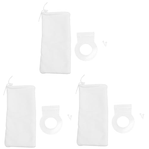 VICASKY Aquarium Filterbeutel Mit Halter - Netzbeutel Für Effektive Filtration Im Aquarium Und Gartenteich - Stabiler Und Langlebiger Stoff Ideal Für Sauberes Wasser Weiß VICASKY Aquarium Filterbeutel Mit Halter - Netzbeutel Für Effektive Filtration Im Aquarium Und Gartenteich - Stabiler Und Langlebiger Stoff Ideal Für Sauberes Wasser Weiß von VICASKY