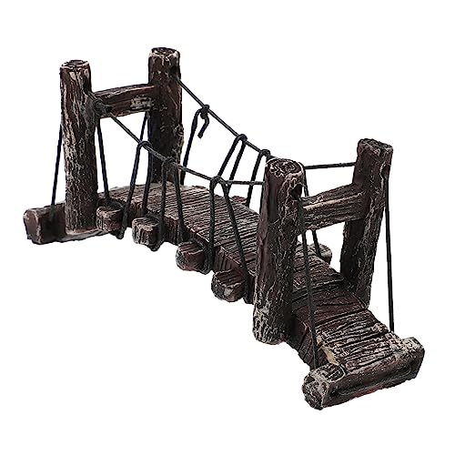 VICASKY Aquarium Harzbrücke Unterwasserschmuck für Aquarien Dekoration Hochwertige Schildkröten Box Dekoration Langlebig und Pflegeleicht für Aquarien von VICASKY