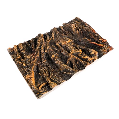 VICASKY Aquarium Hintergrundboard PU Baumwurzel Terrarienrückwand Reptilien Dekoration Fisch Schildkrötenbecken Landschaftselement Langlebig Farbecht von VICASKY
