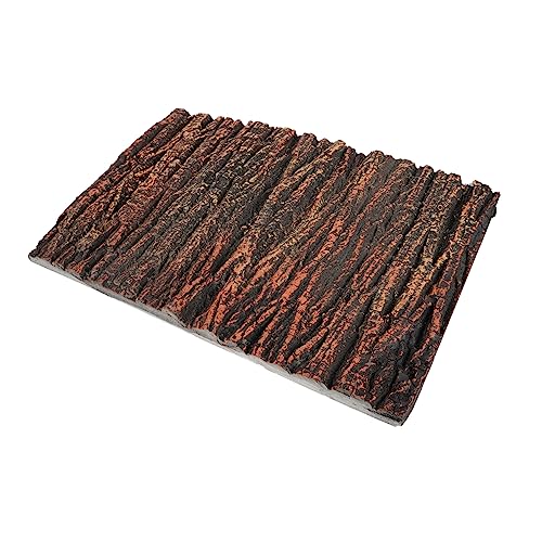 VICASKY Aquarium Hintergrundboard Simulierte Eichenrinde Dekoration für Fisch und Reptilienbecken Ultradünnes PU Material Geeignet für Aquarien Schildkröten und Terrarienkästen von VICASKY