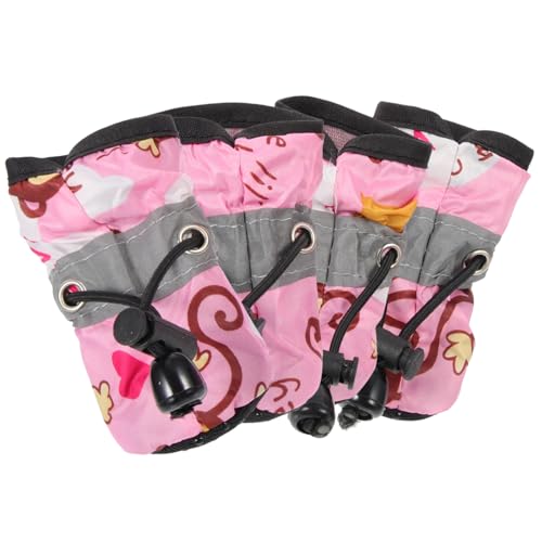 VICASKY Atmungsaktive rutschfeste Hundeschuhe mit Weicher Sohle für Kleine Hunde Bequeme Verschleißfeste Haustierschuhe für Outdoor Sport und Täglichen Schutz von VICASKY