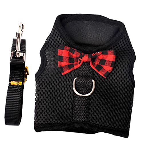 VICASKY Atmungsaktives Mesh Hundegeschirr mit Verstellbarem Brustgurt Leichtes Pet Harness für Kleine bis Mittelgroße Hunde und Welpen Sicheres Trainingsgeschirr für und Outdoor von VICASKY