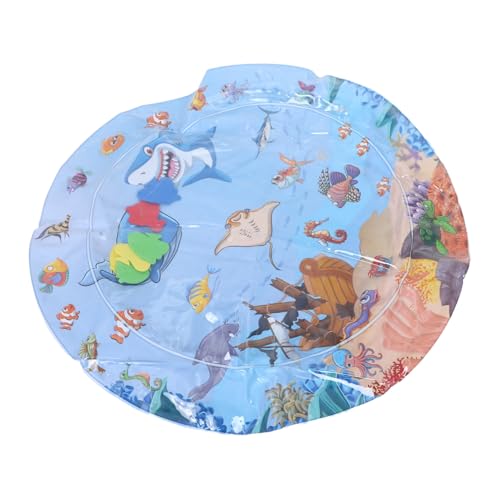 VICASKY Aufblasbare Haustierkühlmatte Mit Wassersensor Für Haustiere Und Kinder Langlebige Faltbare Spielmatte Für Katzen Und Hunde Für Sensorisches Spiel Und Sommerwärmeerleichterung von VICASKY