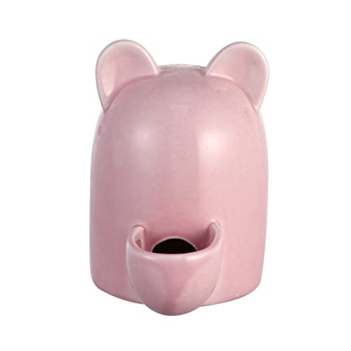 VICASKY Automatischer Haustier Wasserspender mit Cartoon Katzenohren Keramik Trinkschale für Hamster und Selbstdispenser für Kleine Rote VICASKY Automatischer Haustier Wasserspender mit Cartoon Katzenohren Keramik Trinkschale für Hamster und Selbstdispenser für Kleine Rote von VICASKY