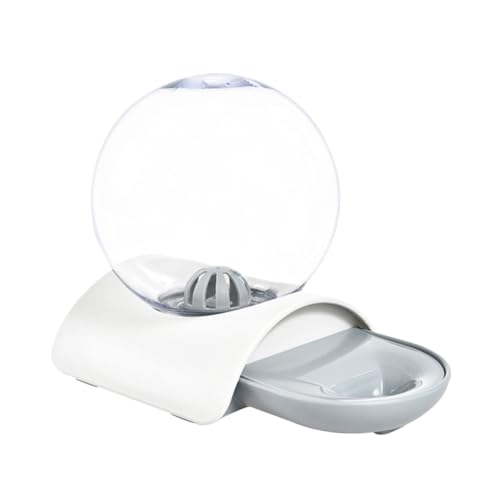 VICASKY Automatischer Haustier Wasserspender mit Großem Fassungsvermögen Transparenter Abs Schale Selbstregulierender Wasserstand Leicht zu Reinigen Geeignet für Hunde und Katzen im Innen von VICASKY