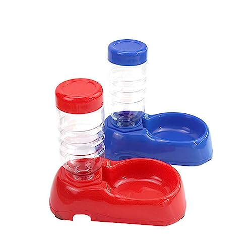 VICASKY Automatischer Katzenwasserspender Kreative Trinklösung für Haustiere Rote für Tierhandlungen und rutschfest Einzigartiges Design von VICASKY