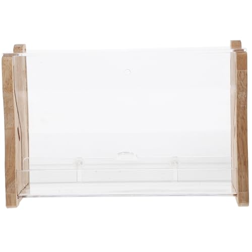 VICASKY Automatischer Transparenter Futterspender Futterstation für Hühner und Vögel Langlebiger Futterbehälter aus Kunststoff Praktischer Futterkasten für Papageien Wellensittiche und VICASKY Automatischer Transparenter Futterspender Futterstation für Hühner und Vögel Langlebiger Futterbehälter aus Kunststoff Praktischer Futterkasten für Papageien Wellensittiche und von VICASKY