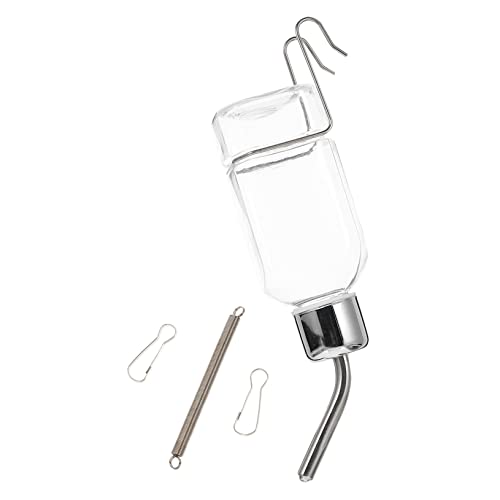 VICASKY Automatischer Trinkbrunnen Haustierwasserspender hängender Wasserspender für Haustiere pet Water Bottle pet Supplies wasserflasche Haustierbedarf Wasserspender für Hundekäfig Abs von VICASKY