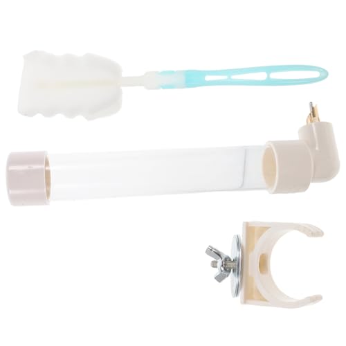 VICASKY Automatischer Trinkflasche für Kaninchen und Papageien mit Nadelmechanismus Großer Wasserspeicher Außen Am Käfig Montierbar Vielseitiger Wasserspender für Kleine Haustiere von VICASKY