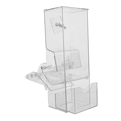 VICASKY Automatischer Vogelfutterbehälter für Papageien Großes Volumen zu Bedienen Selbstgleitendes Design für Käfige und Vogelhäuser Futterstation VICASKY Automatischer Vogelfutterbehälter für Papageien Großes Volumen zu Bedienen Selbstgleitendes Design für Käfige und Vogelhäuser Futterstation von VICASKY