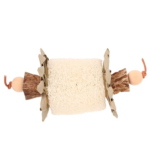 VICASKY Beißspielzeug für Vogelkäfig Anhänger aus Luffa und Palmblättern Vielseitig Einsetzbar Kauspielzeug für Papageien und Sittiche und Unterhaltsam für Ziervögel VICASKY Beißspielzeug für Vogelkäfig Anhänger aus Luffa und Palmblättern Vielseitig Einsetzbar Kauspielzeug für Papageien und Sittiche und Unterhaltsam für Ziervögel von VICASKY