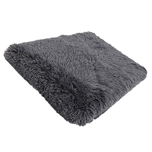 VICASKY Bequemes Hundebett Kissen Warme Katzenbetten Hundematte Für Den Haushalt Schlafbett Für Katzen Plüsch Hundebetten Bequeme Geschmeidige Matte Flauschiges Sofa Schaum Tuch Dark Grey VICASKY Bequemes Hundebett Kissen Warme Katzenbetten Hundematte Für Den Haushalt Schlafbett Für Katzen Plüsch Hundebetten Bequeme Geschmeidige Matte Flauschiges Sofa Schaum Tuch Dark Grey von VICASKY
