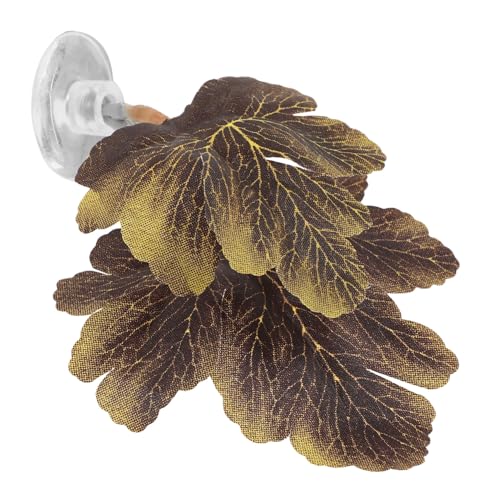 VICASKY Betta Hängematte aus Sicherem Kunststoff Lebensechte Aquarium Dekoration Betta Fisch Ruheplatz und Laichblatt Naturnahe Simulation Wasserpflanze für Kampffisch Teich von VICASKY