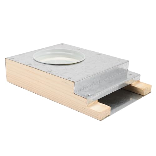 VICASKY Bienen Tränke Aluminiumdeckel Bienentür Wassergerät Bienenfutter Werkzeug Imkereibedarf Einfache Bedienung Langlebig Hohe Schlagfestigkeit Für Imker Geeignet von VICASKY