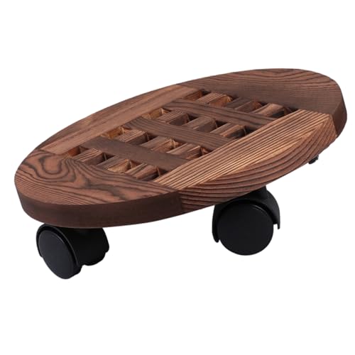 VICASKY Blumenpot Gitter Bewegung Tablett Pflanzenroller Für Innen Und Außenbereich Für Kübel Und Pflanzen Mit Rädern von VICASKY