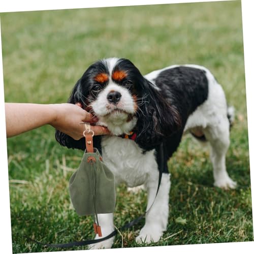 VICASKY Canvas Leckerli Beutel für Hunde Trainingstasche mit Breiter Öffnung Robuster Hängender Snackbeutel für Outdoor Welpentraining Reisen und Platzsparende Futteraufbewahrung VICASKY Canvas Leckerli Beutel für Hunde Trainingstasche mit Breiter Öffnung Robuster Hängender Snackbeutel für Outdoor Welpentraining Reisen und Platzsparende Futteraufbewahrung von VICASKY