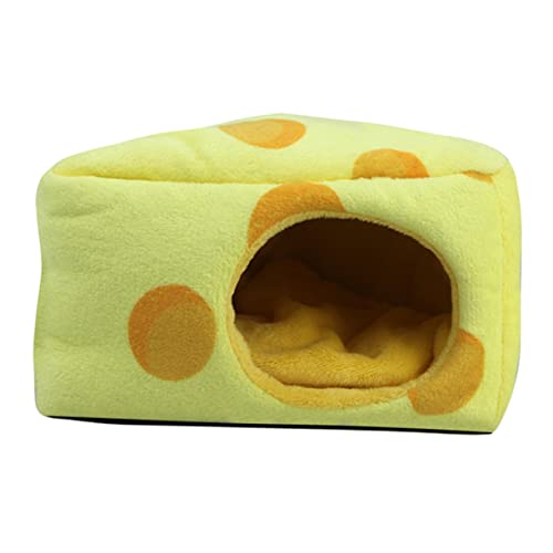 VICASKY Hamster Plüschbett Gemütliche Hamsterhöhle für Kleine Tiere Warmes Hamsternest Praktische Pflege für Hamster Meerschweinchen und Nager VICASKY Hamster Plüschbett Gemütliche Hamsterhöhle für Kleine Tiere Warmes Hamsternest Praktische Pflege für Hamster Meerschweinchen und Nager von VICASKY