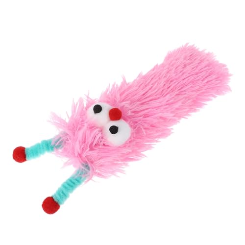 VICASKY Catnip Caterpillar Plüschspielzeug Für Katzen Bequeme Katzenkissen -Spielzeug Natürliche Katzenminze in Katzenminen Kissen Für Katzen Catnip Plüschspielzeug von VICASKY