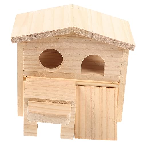 VICASKY Chinchilla Hamster Doppeldeck aus Mehrschichtige Rattenhütte mit Sicherem Spielbereich für Kleine Haustiere und Rückzugsort VICASKY Chinchilla Hamster Doppeldeck aus Mehrschichtige Rattenhütte mit Sicherem Spielbereich für Kleine Haustiere und Rückzugsort von VICASKY