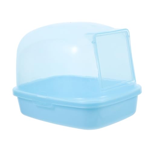 VICASKY Chinchilla Sandbadewanne Große Transparente Hamster Badewanne Multifunktionale Kunststoff Badewanne Für Hamster Und Chinchillas Platzsparend Und Komfortabel Zubehör von VICASKY