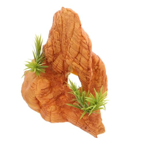VICASKY Dekorative Reptilienhöhle aus Strapazierfähigem Harz Multifunktionales Versteck für Wassertiere und Reptilien für Aquarien und Terrarien und Feuchtigkeitsbeständig VICASKY Dekorative Reptilienhöhle aus Strapazierfähigem Harz Multifunktionales Versteck für Wassertiere und Reptilien für Aquarien und Terrarien und Feuchtigkeitsbeständig von VICASKY