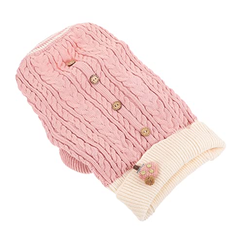 VICASKY Dicker Haustier Pullover mit Rollkragen Atmungsaktives und Hautfreundliches Winter Hundekostüm Weicher Welpen Pullover für Kleine Hunde Praktisches und Bequemes Hundebekleidung von VICASKY