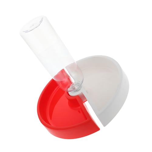 VICASKY Doppel Design Katzenfutternapf mit Integriertem Wasserspender Stabiles Futterschüssel Auslaufsicher und Kippsicher für Katzen und Kleine Hunde Praktische Fütterungslösung von VICASKY