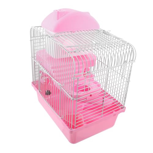 VICASKY Doppelstöckiger Hamsterkäfig Groß mit Sicherem Nagerhaus Robustes Haustier Villa für Zwerghamster und Kleine Kleintiere Leicht zu Reinigen und Spielerisch als Schlaf und von VICASKY