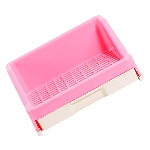 VICASKY Drawer Type Haustier Toilette mit Hohem Splash Schutz Kompakt und Langlebig Geeignet für Kaninchen Meerschweinchen und Kleintiere aus Robustem Verhindert Auslaufen und Erleichtert von VICASKY