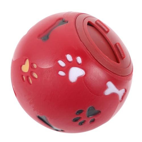 VICASKY Duft Undichtes Futterspielzeug für Haustiere Interaktives Leckage Ball für Kleine Fördert und Spielvergnügen Klein Rot VICASKY Duft Undichtes Futterspielzeug für Haustiere Interaktives Leckage Ball für Kleine Fördert und Spielvergnügen Klein Rot von VICASKY
