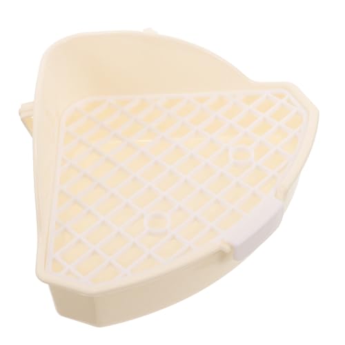 VICASKY Ecktoilette für Kleine Haustiere Dreieckige Katzentoilette Abnehmbares Platzsparendes Design für Meerschweinchen Chinchillas und Andere Kleintiere VICASKY Ecktoilette für Kleine Haustiere Dreieckige Katzentoilette Abnehmbares Platzsparendes Design für Meerschweinchen Chinchillas und Andere Kleintiere von VICASKY
