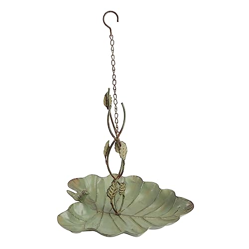 VICASKY Eisen Vogel Futtertablett Vogel Futterbehälter Garten Vogel Futter Vintage Stil Futter Schmiedeeisen Hängen Dekor von VICASKY