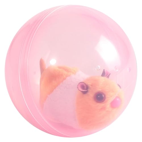 VICASKY Elektrisches Katzenspielzeug Maus Simulation Interaktiver Katzentherapieball Gelb Beweglicher Katzenball für Kätzchen zur Aktivierung vom Jagdtrieb und Zufällige von VICASKY