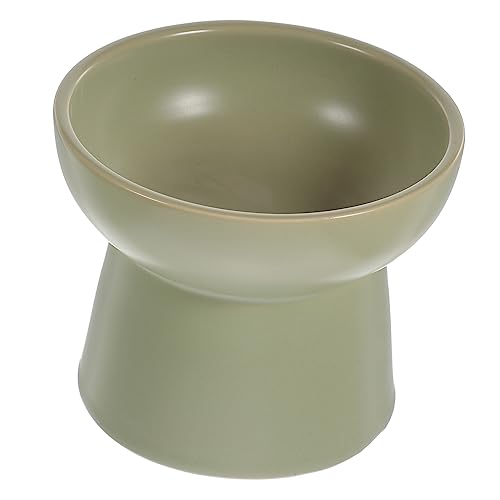 VICASKY Erhöhter Futter für Katzen aus Keramik rutschfest zu Reinigen Futter und Wasserschale für Kätzchen Ergonomisches Design Matcha für Tägliche VICASKY Erhöhter Futter für Katzen aus Keramik rutschfest zu Reinigen Futter und Wasserschale für Kätzchen Ergonomisches Design Matcha für Tägliche von VICASKY