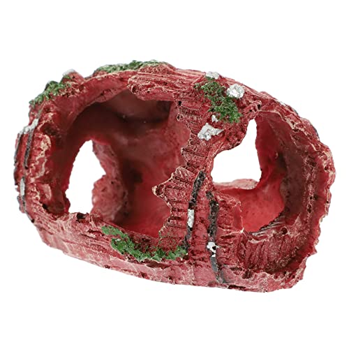 VICASKY Exquisite Aquariumhöhle Resin Dekoration Für Aquarien Mit Lebenden Fischhöhlen Robuste Dekorative Fischbehälter Für Desktop Aquariumgestaltung von VICASKY