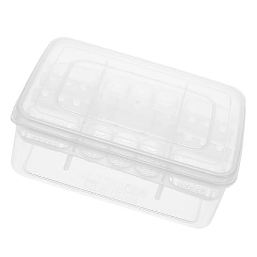VICASKY Fächer Reptilien Brutkasten mit Transparenter Abdeckung Eier Inkubator für Schlangen Eidechsen Schildkröten Wiederverwendbarer Brutbehälter mit Optimaler Luftzirkulation von VICASKY