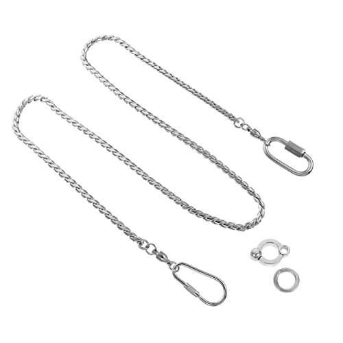 VICASKY Fußkette für Papageien Ringe für Langlebig und Rostfrei für Wellensittiche und Nymphensittiche Sicheres Papageienzubehör für Täglichen von VICASKY