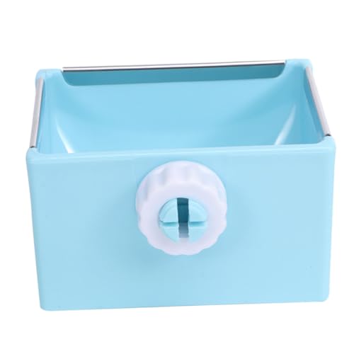 VICASKY Futterstation für Käfige Abnehmbarer Futterspender für Kaninchen und Kleintiere mit Bolzenhalter Blau für Fütterung von Haustieren im Käfig Lebensmittel und Wasserspeicher VICASKY Futterstation für Käfige Abnehmbarer Futterspender für Kaninchen und Kleintiere mit Bolzenhalter Blau für Fütterung von Haustieren im Käfig Lebensmittel und Wasserspeicher von VICASKY
