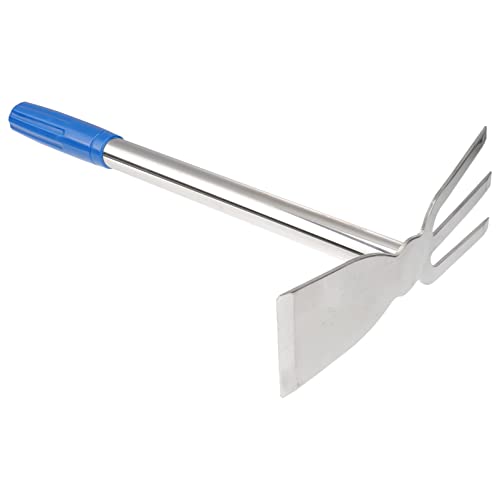 VICASKY Gartenhacke Handliche Pflanzhacke Für Gemüseanbau Zinkige Gartenrake Gartenwerkzeug Zum Jäten Und Unkrautentfernen von VICASKY