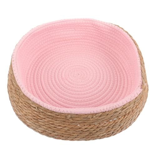 VICASKY Gewebte Haustiermatte aus Rattan Langlebiges Hundekissen für Katzen Reinigen Handgefertigt für Haustierkäfige VICASKY Gewebte Haustiermatte aus Rattan Langlebiges Hundekissen für Katzen Reinigen Handgefertigt für Haustierkäfige von VICASKY