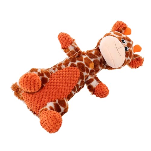 VICASKY Giraffenförmiges Plüschspielzeug für Hunde Quietschendes Kauspielzeug zur Zahnpflege und Unterhaltung für Welpen und Kleine Hunde als für Tierfreunde VICASKY Giraffenförmiges Plüschspielzeug für Hunde Quietschendes Kauspielzeug zur Zahnpflege und Unterhaltung für Welpen und Kleine Hunde als für Tierfreunde von VICASKY