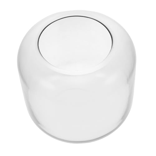 VICASKY Glaspflanze Terrarium Jar Tabletop Sukkulenter Pflanzer Süßigkeiten Keksglas Süßer Kanister Rund Fischschüssel Vase Versiegelte Glasflaschen Durchblätter Für Handwerk von VICASKY